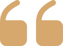 Gold quotation marks symbol